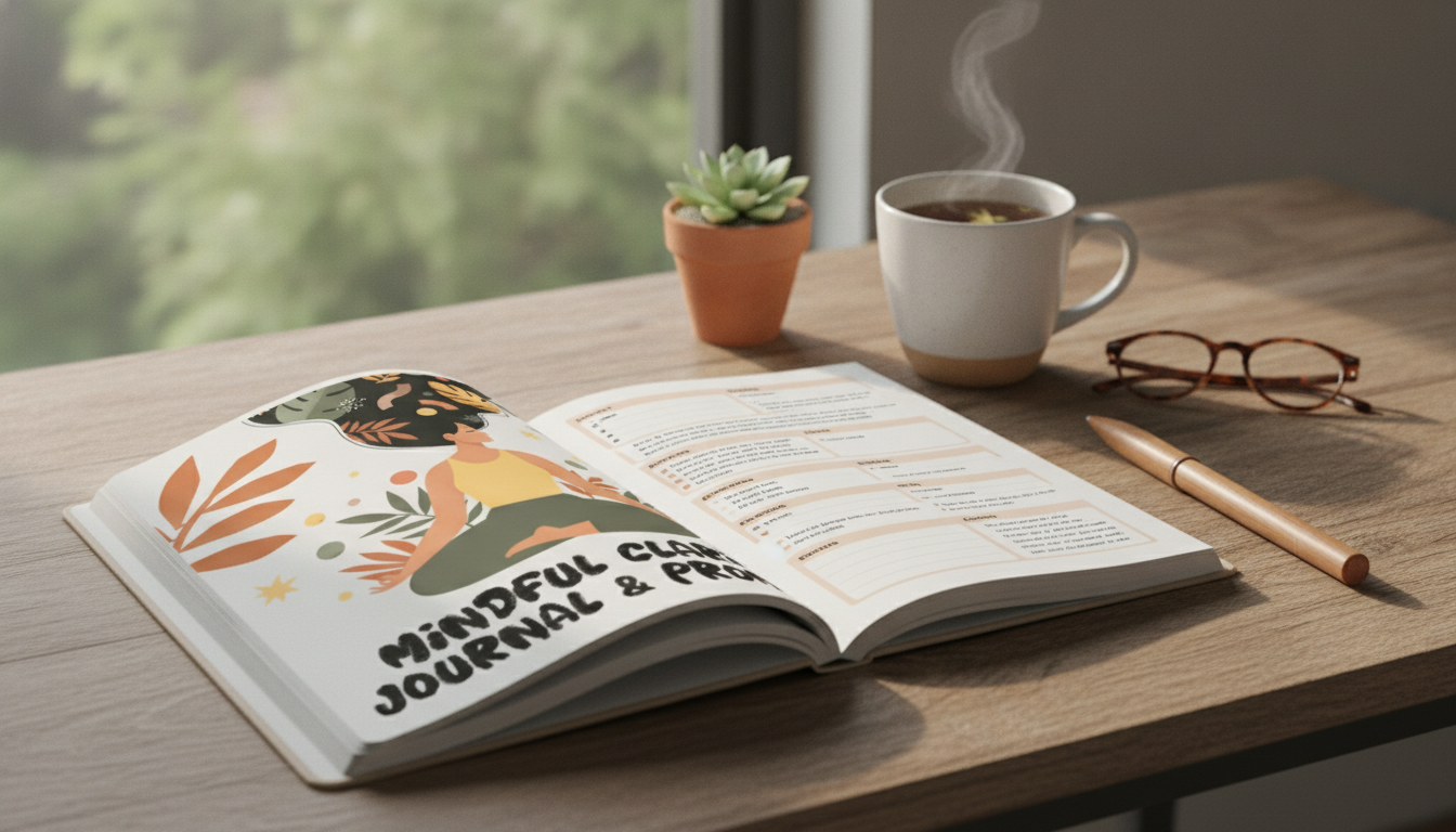 Mindful Clarity Printable Journal: 5–15 Min Daily Reset